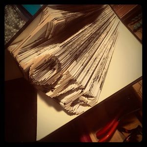 Book folding templet